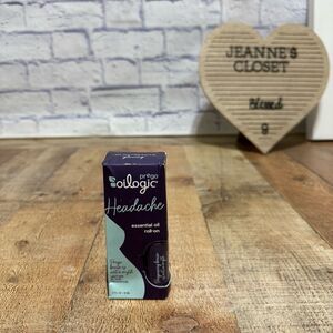 NIB Oilogic Prego Headache Essential Oil Roll-On 0.3 fl oz